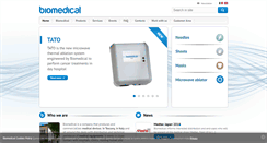 Desktop Screenshot of biomedical-srl.com